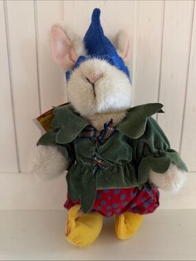 Vintage with tags Hoppy VanderHare “Santa’s Workshop” Elf North American Bear Co